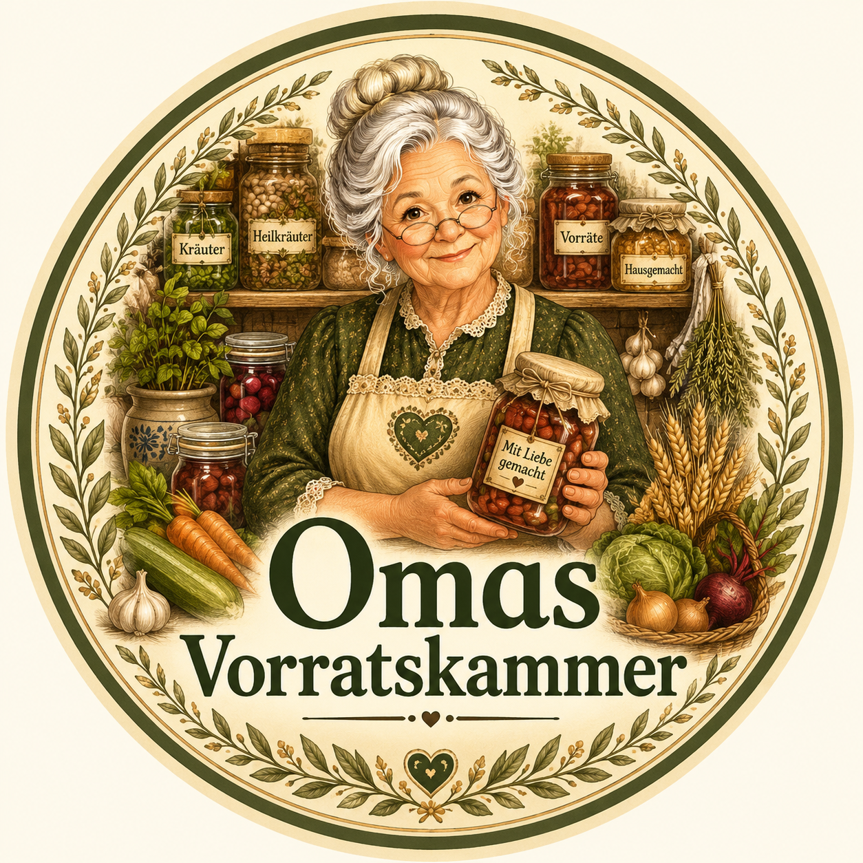 Logo des Instagram-Projekts @omas.vorratskammer